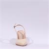Wonders Vilma Slingback Block Heel - Beige Patent